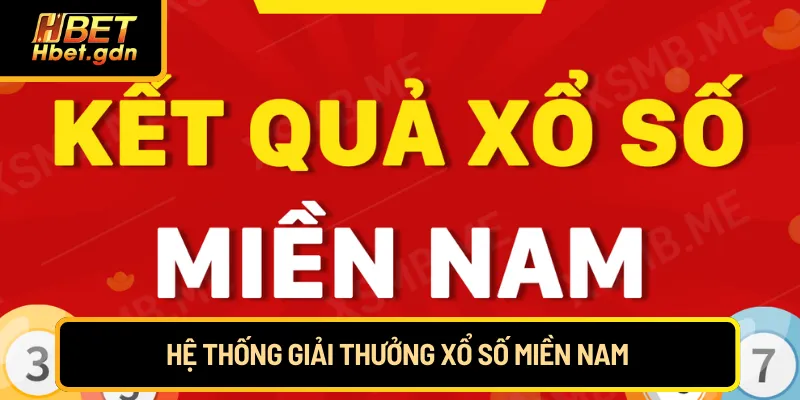 Hệ thống giải thưởng xổ số miền nam